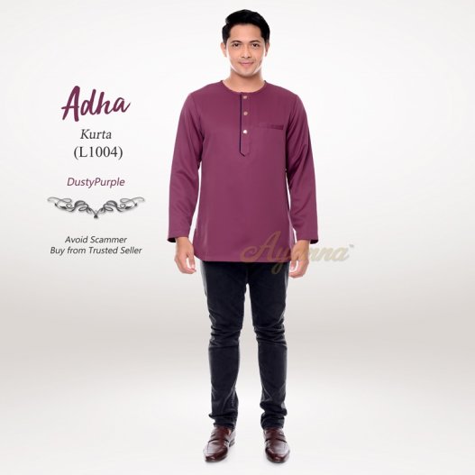 Adha Kurta L1004 (DarkDustyPurple)