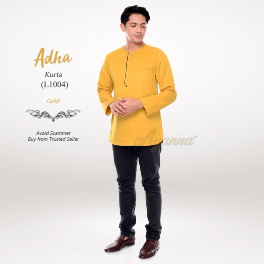 Adha Kurta L1004 (MustardGold)