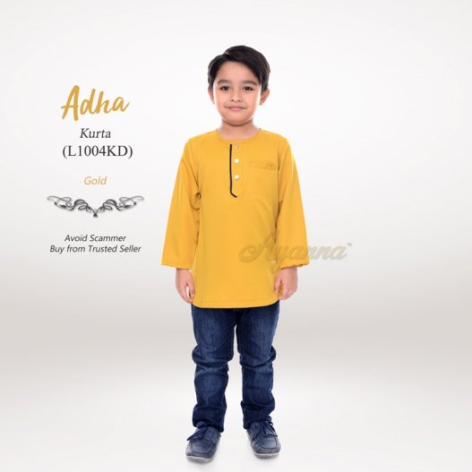 Adha Kurta L1004KD (Gold) 