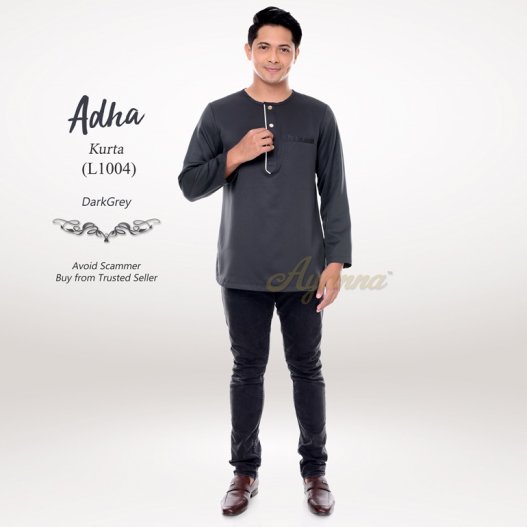 Adha Kurta L1004 (DarkGrey) 