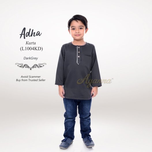 Adha Kurta L1004KD (DarkGrey) 