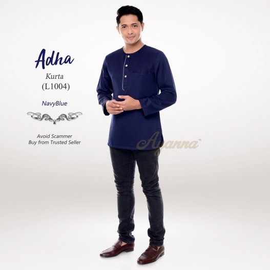 Adha Kurta L1004 (NavyBlue) 