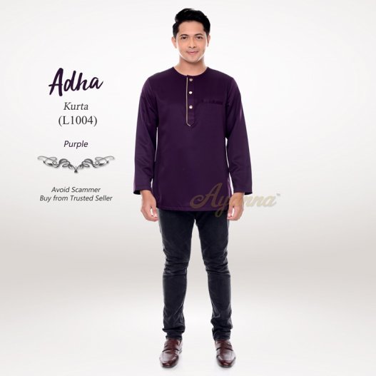 Adha Kurta L1004 (Purple) 