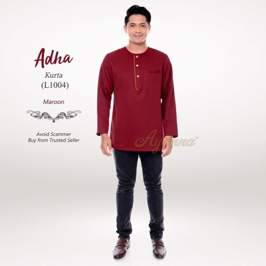 Adha Kurta L1004 (Maroon) 