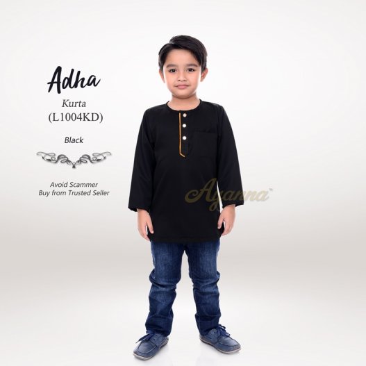 Adha Kurta L1004KD (Black) 