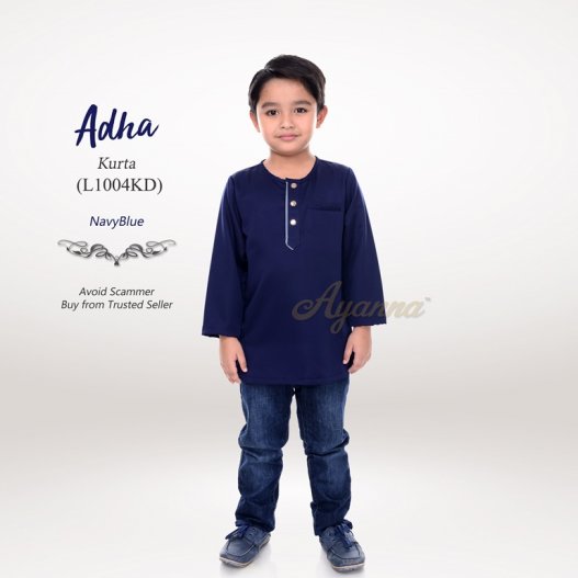 Adha Kurta L1004KD (NavyBlue) 