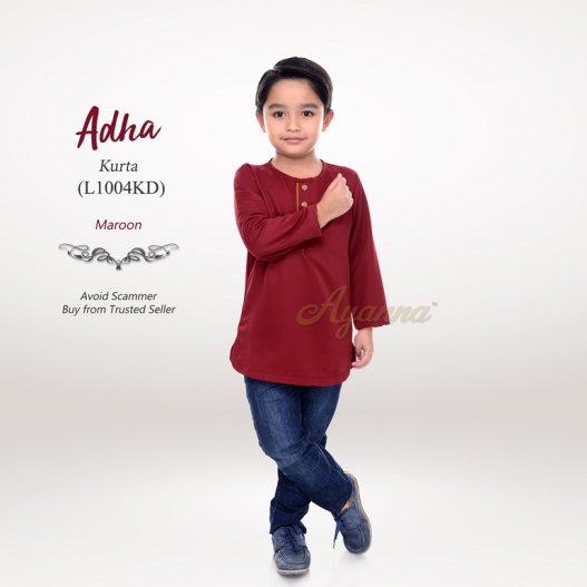 Adha Kurta L1004KD (Maroon) 