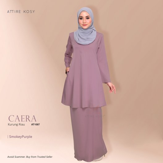 Caera Kurung Riau AT1087 (SmokeyPurple) 
