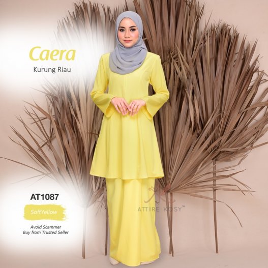 Caera Kurung Riau AT1087 (SoftYellow) 