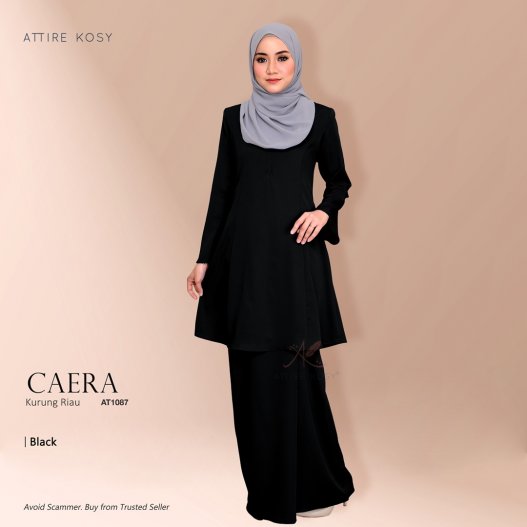 Caera Kurung Riau AT1087 (Black) 