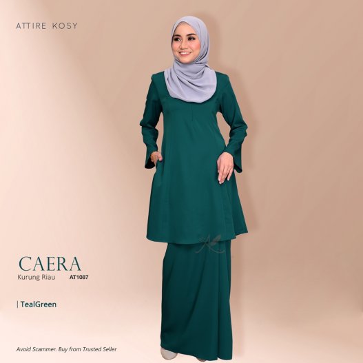 Caera Kurung Riau AT1087 (TealGreen) 
