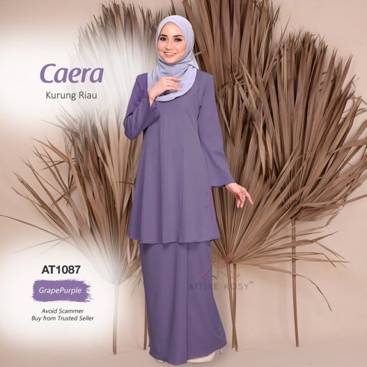 Caera Kurung Riau AT1087 (GrapePurple) 