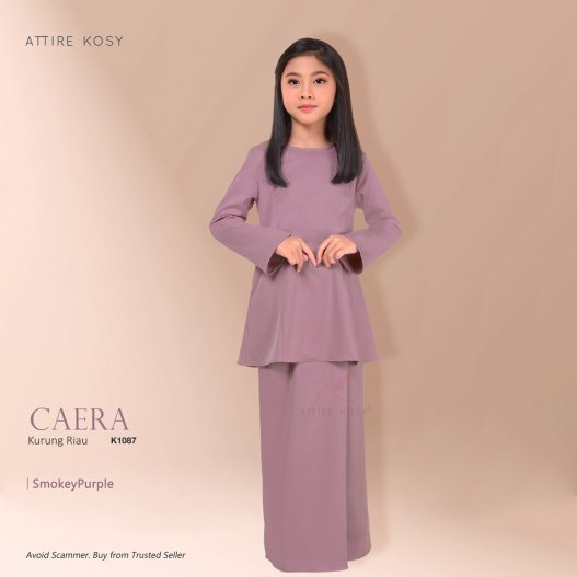 Caera Kurung Riau K1087 (SmokeyPurple) 