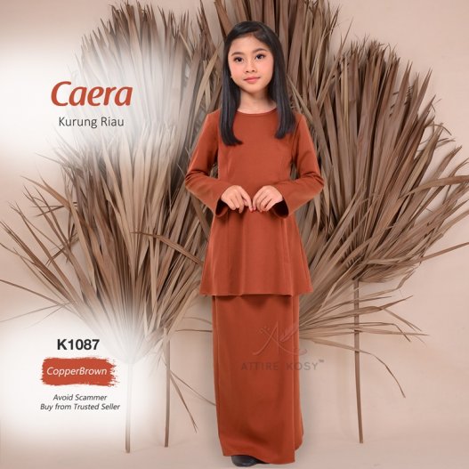 Caera Kurung Riau K1087 (CopperBrown) 