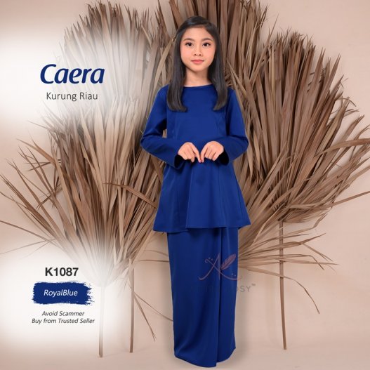 Caera Kurung Riau K1087 (RoyalBlue) 