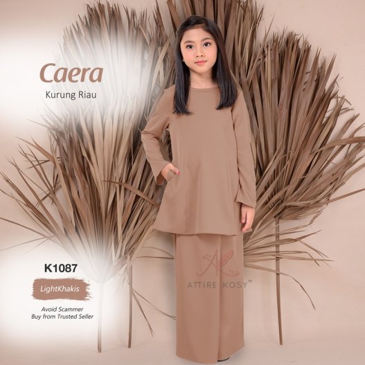 Caera Kurung Riau K1087 (LightKhakis) 