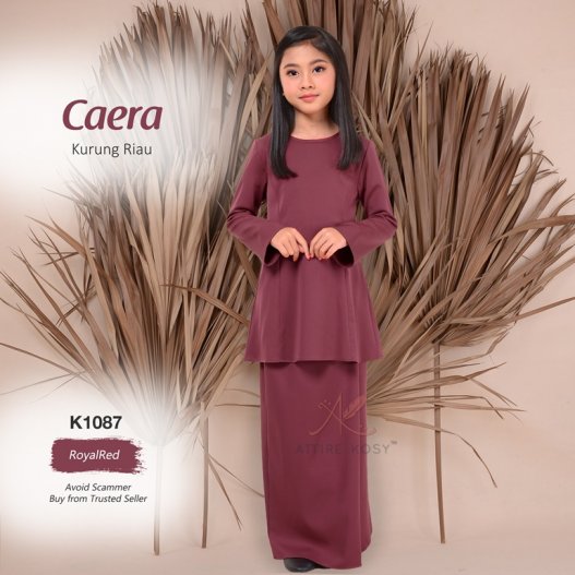 Caera Kurung Riau K1087 (RoyalRed) 