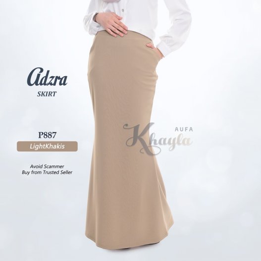 Adzra Skirt P887 (LightKhakis)