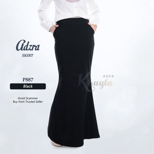 Adzra Skirt P887 (Black)