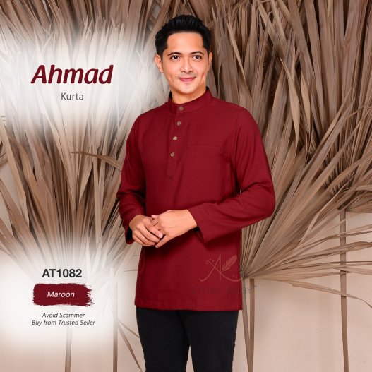 Ahmad Kurta AT1082 (Maroon) 