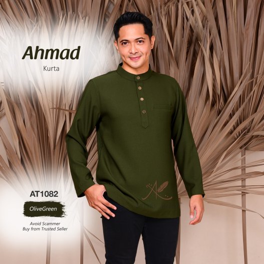 Ahmad Kurta AT1082 (OliveGreen) 