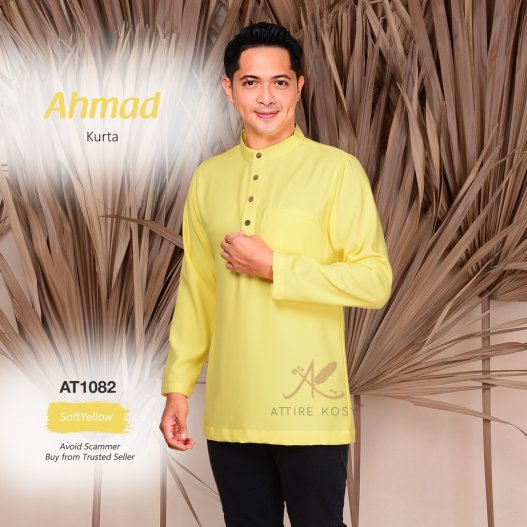 Ahmad Kurta AT1082 (SoftYellow) 