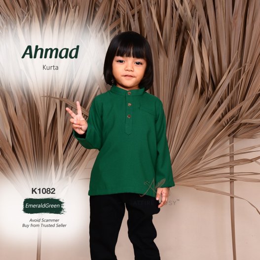 Ahmad Kurta K1082 (EmeraldGreen) 