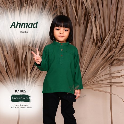 Ahmad Kurta K1082 (EmeraldGreen)