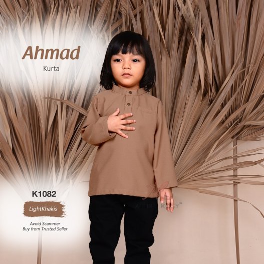 Ahmad Kurta K1082 (LightKhakis) 