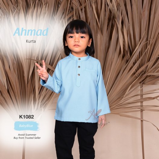 Ahmad Kurta K1082 (BabyBlue) 