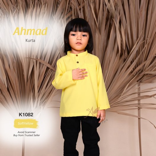 Ahmad Kurta K1082 (SoftYellow) 