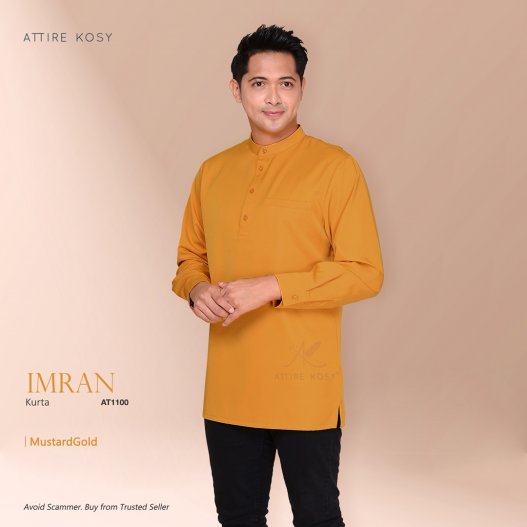 Imran Kurta AT1100 (MustardGold) 