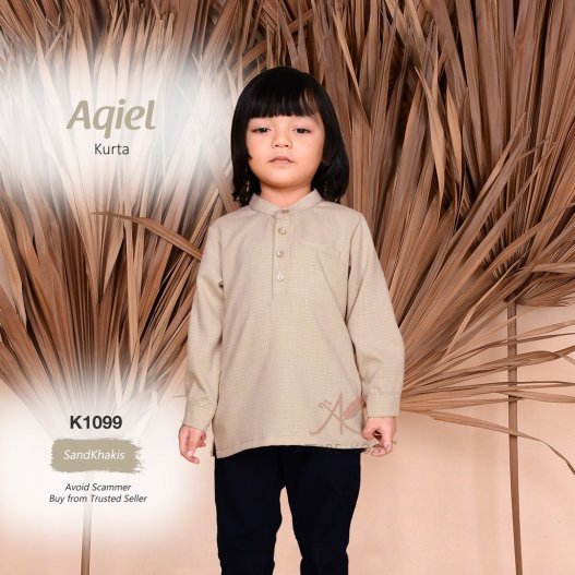 Aqiel Kurta K1099 (SandKhakis)
