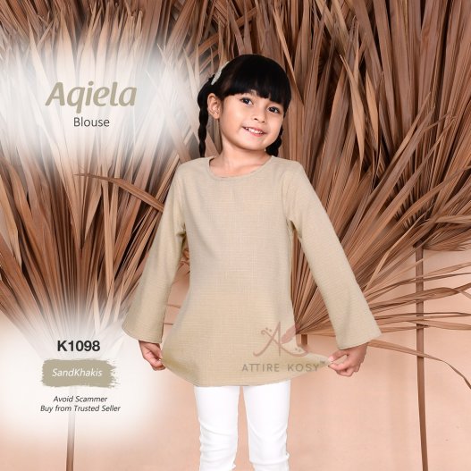 Aqiela Blouse K1098 (SandKhakis) 