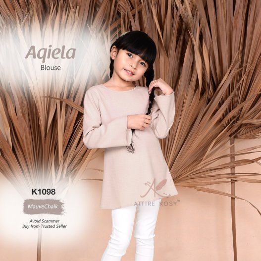 Aqiela Blouse K1098 (MauveChalk) 