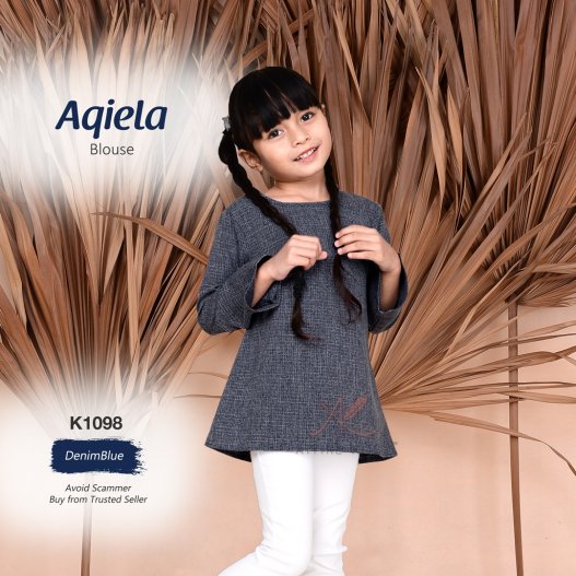 Aqiela Blouse K1098 (DenimBlue) 