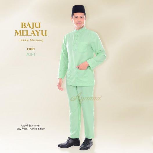 Baju Melayu Cekak Musang L1001 (Mint)