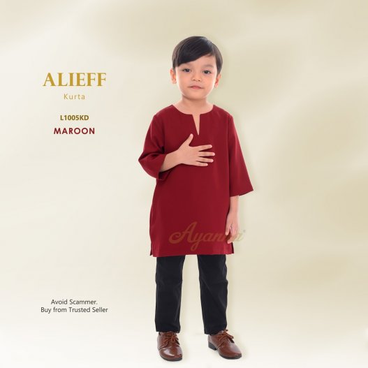 Alieff Kurta L1005KD (Maroon)