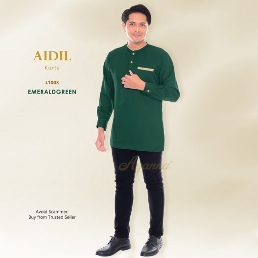 Aidil Kurta L1003 (EmeraldGreen) 