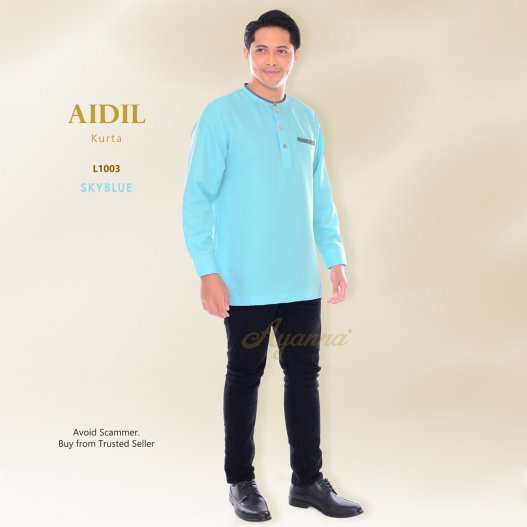 Aidil Kurta L1003 (SkyBlue) 