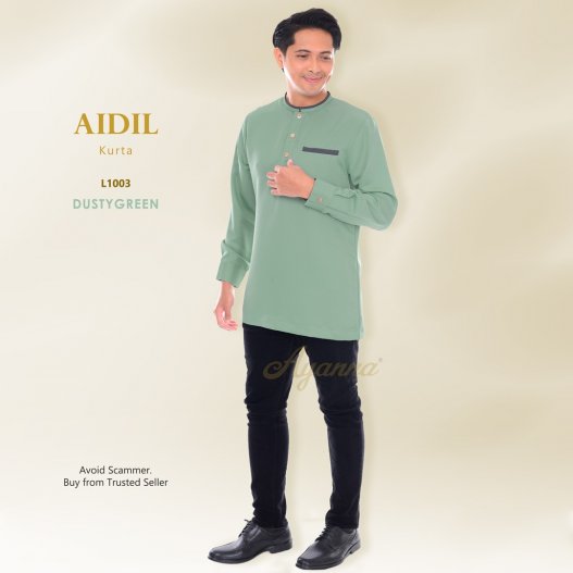 Aidil Kurta L1003 (DustyGreen) 