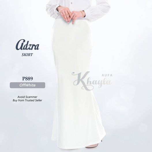 Adzra Skirt P889 (OffWhite) 