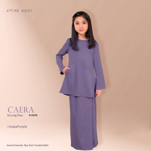 Caera Kurung Riau K1087B (GrapePurple) 