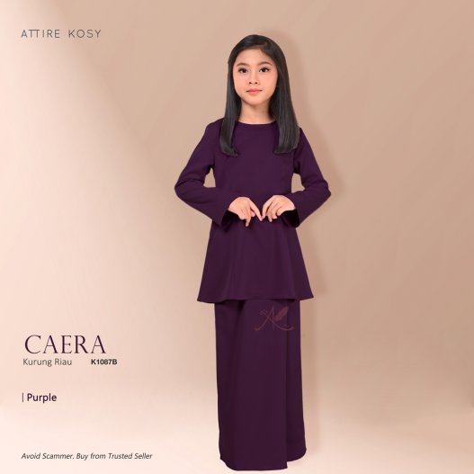 Caera Kurung Riau K1087B (Purple) 