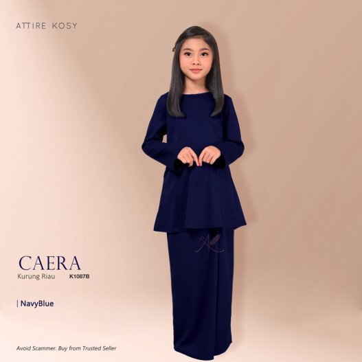 Caera Kurung Riau K1087B (NavyBlue) 