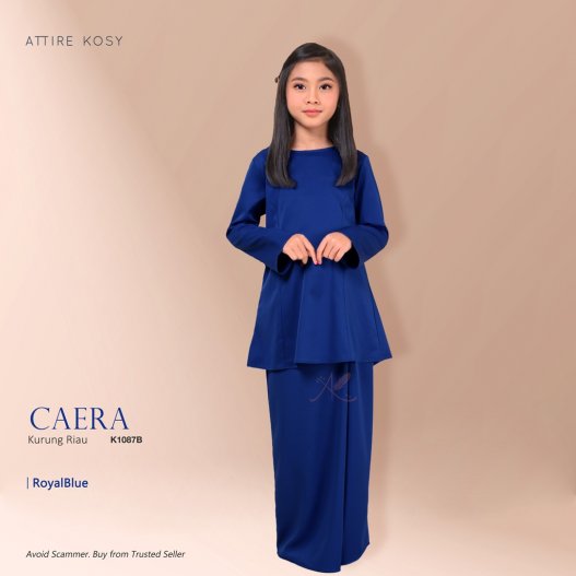 Caera Kurung Riau K1087B (RoyalBlue) 