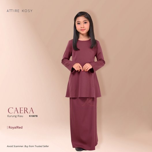 Caera Kurung Riau K1087B (RoyalRed)