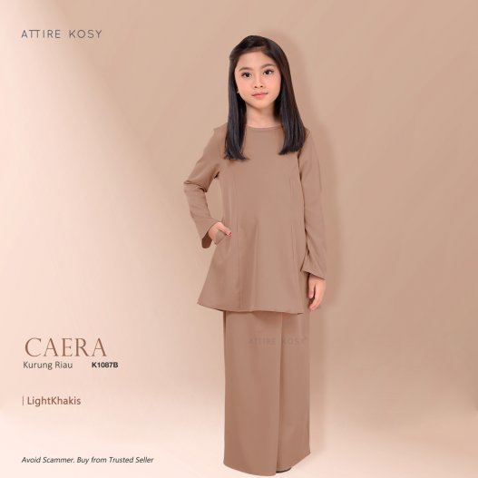 Caera Kurung Riau K1087B (LightKhakis) 