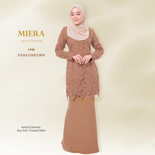 Miera Lace Kurung 4106 (KhakisBrown)