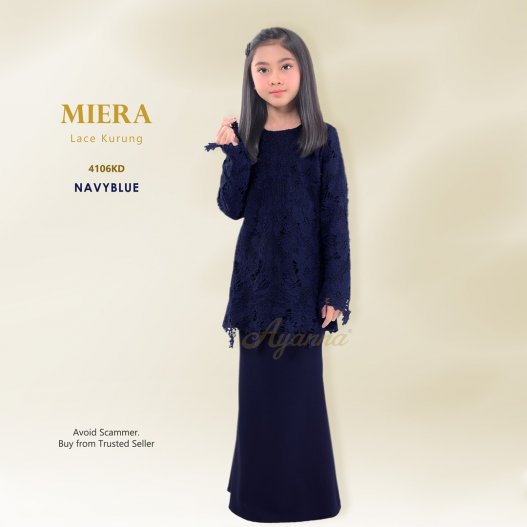 Miera Lace Kurung 4106KD (NavyBlue)